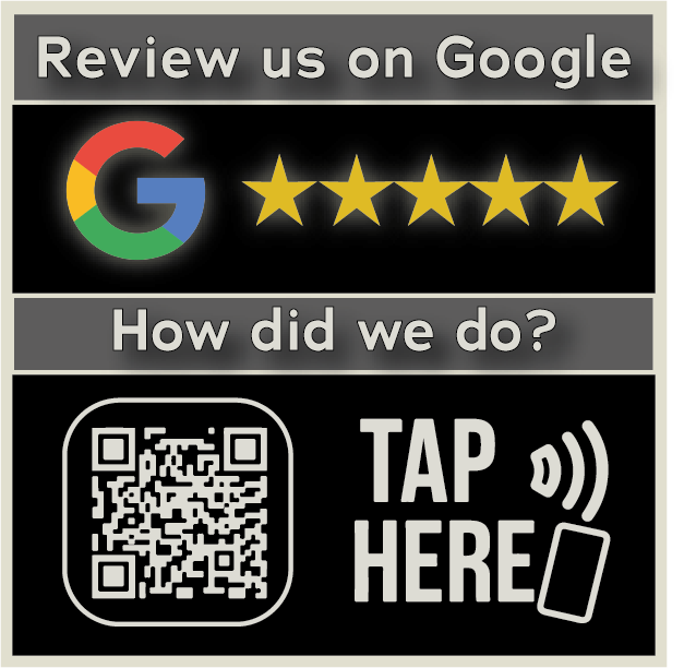 Square Google Review Sticker