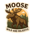 Moose Canada Wildlife Sticker – Niagara Stands Out