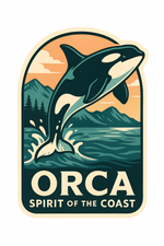 Orca Whale Canada Wildlife Sticker – Niagara Stands Out