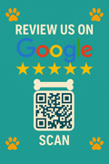 Google Review NFC Decal for Pet Shops - Online Reviews - pet shop Review Digital Google