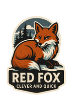 Red Fox Canada Wildlife Sticker – Niagara Stands Out