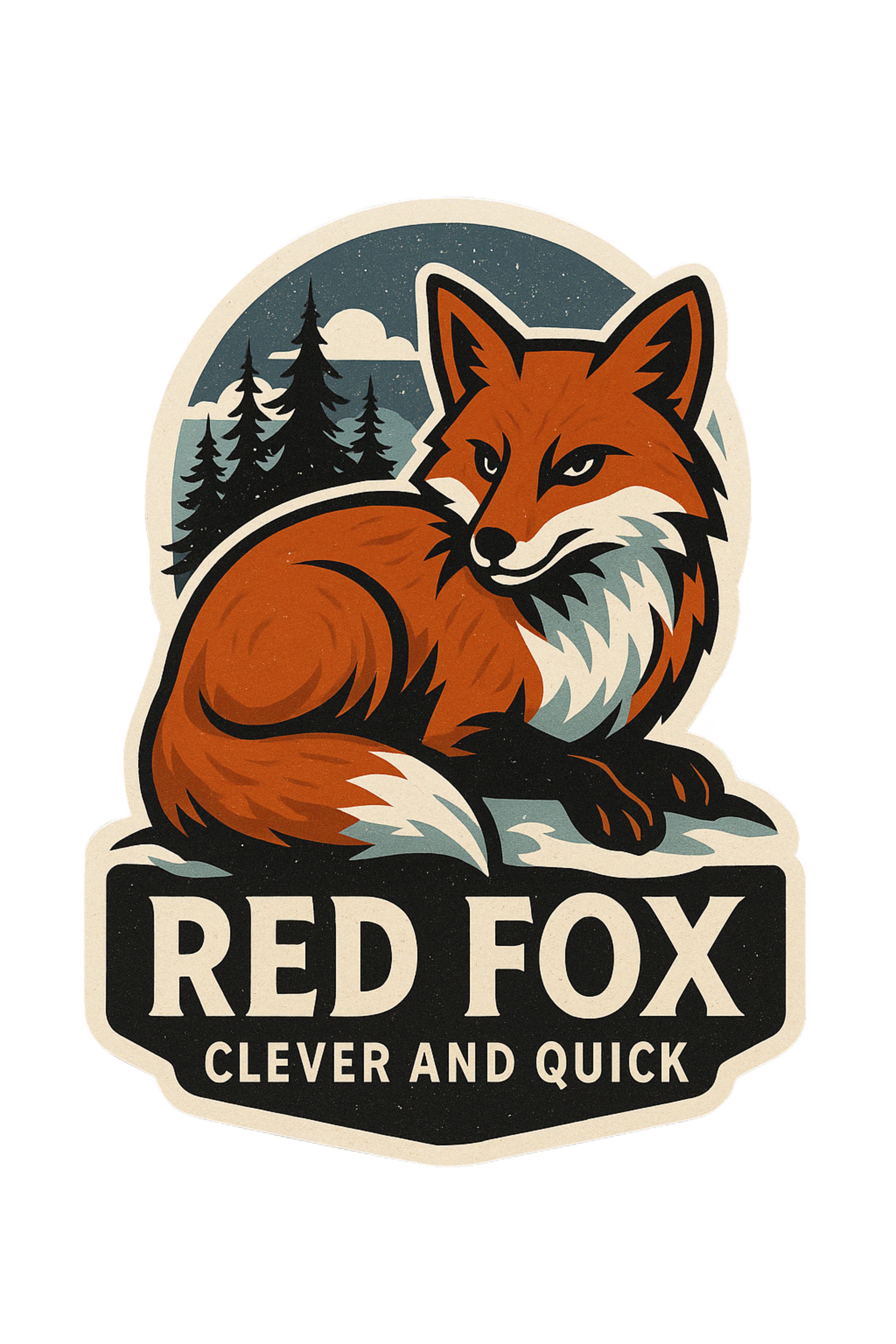 Red Fox Canada Wildlife Sticker – Niagara Stands Out