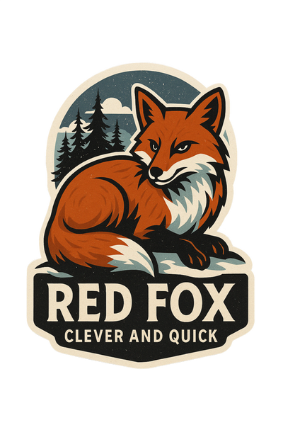 Red Fox Canada Wildlife Sticker – Niagara Stands Out