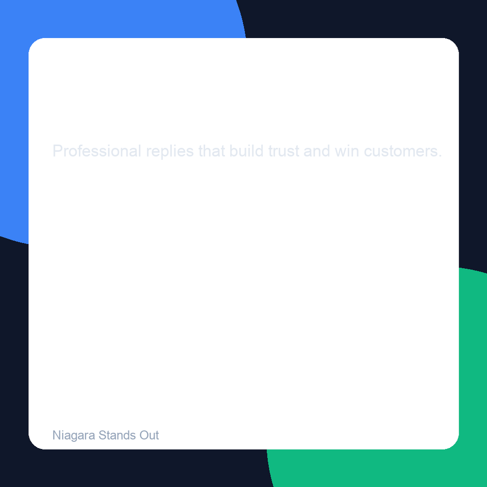 Review response management service