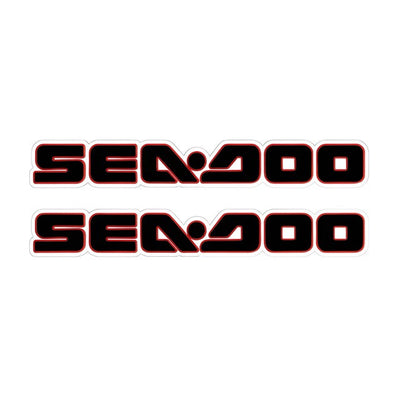 Retro PWC Wordmark — Personal Watercraft Vinyl Decal Pair (Lengths, Matte/Gloss, 5 Colors) Niagara Stands Out