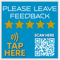 Leave Feedback NFC Decal | Multi-Platform Reviews | Ships from Ontario