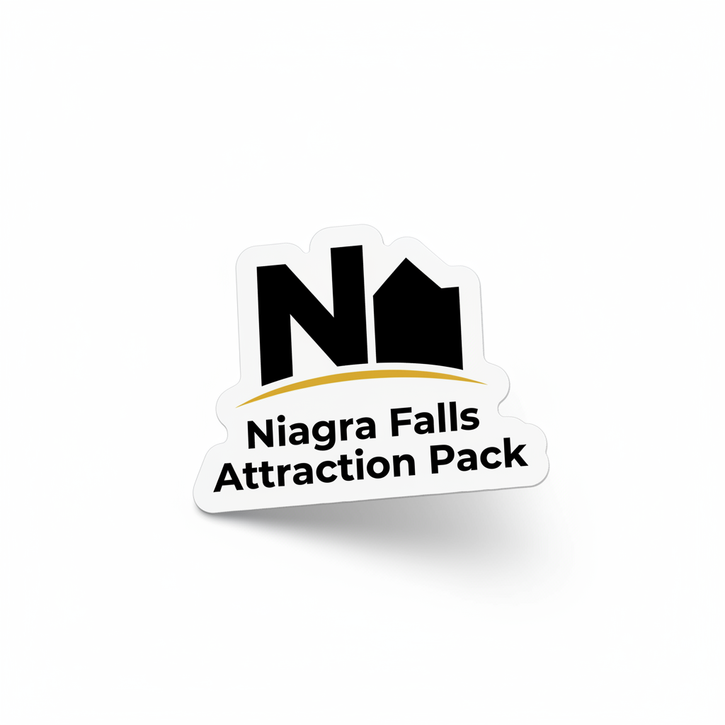 Niagara Falls Attraction Sticker Pack — waterproof vinyl sticker, Made in Canada, 7-Year Guarantee