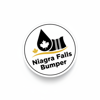 Niagara Falls Bumper Sticker — waterproof vinyl sticker, Made in Canada, 7-Year Guarantee