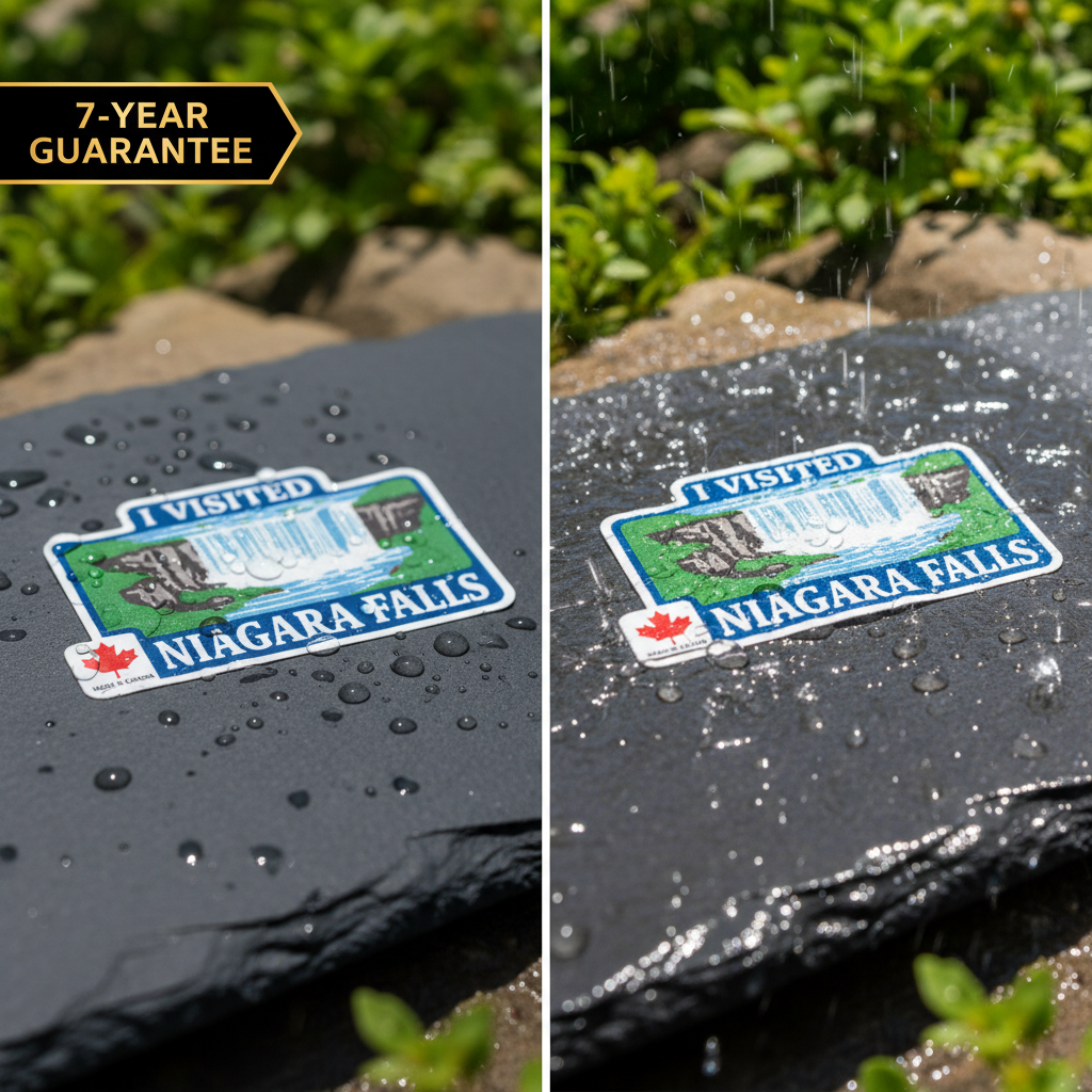 I Visited Niagara Falls — Souvenir Sticker — UV-resistant, waterproof, 7-Year Guarantee, Made in Canada