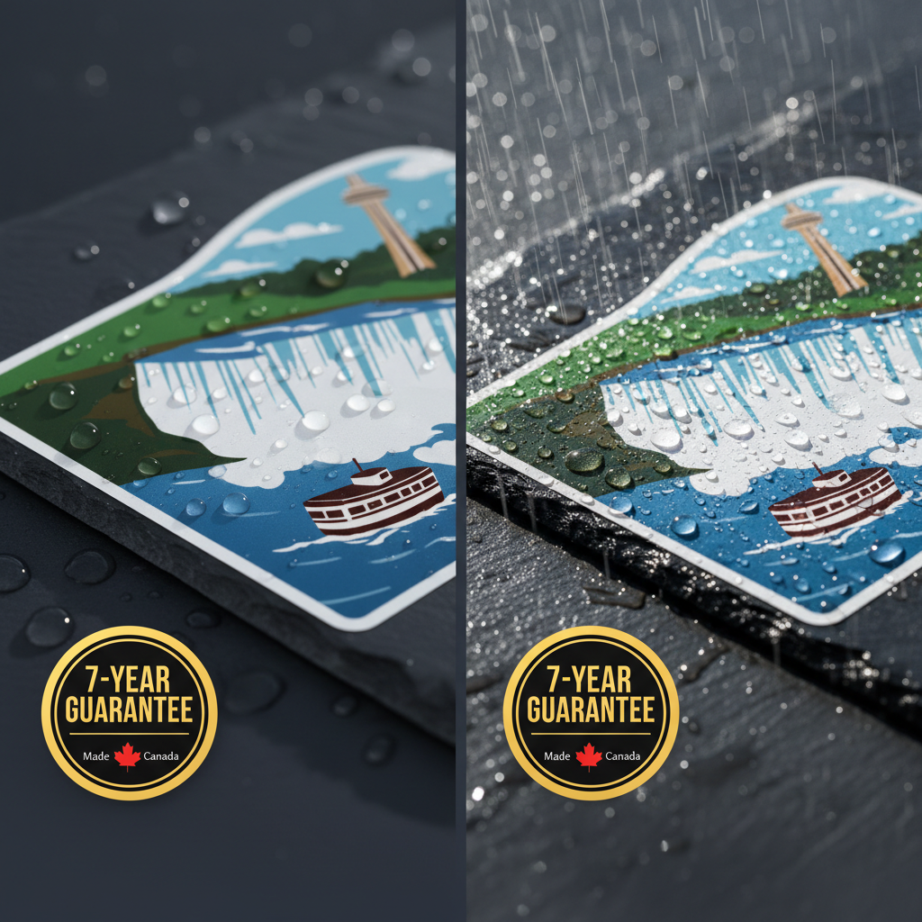 Niagara Falls Attraction Sticker Pack — UV-resistant, waterproof, 7-Year Guarantee, Made in Canada