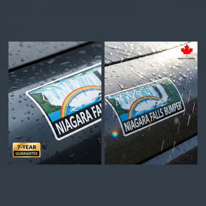 Niagara Falls Bumper Sticker — UV-resistant, waterproof, 7-Year Guarantee, Made in Canada