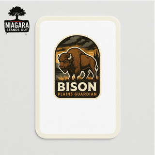Bison Canada Wildlife Sticker – Niagara Stands Out